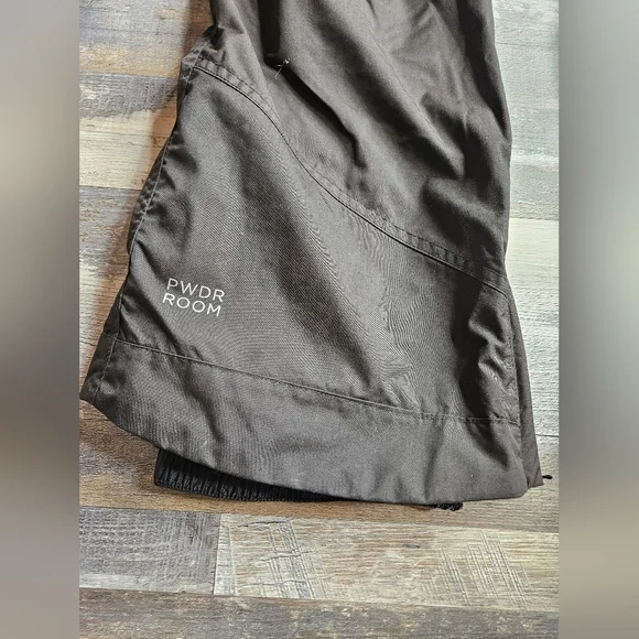 PWDR ROOM Ski Snow Pants Black Size Large